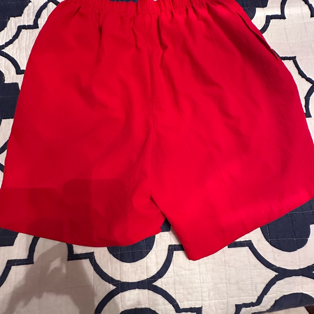 BonWorth Red High Waist Shorts